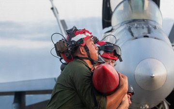 VMFA-232 F/A-18s take to the skies for harpoon exercise
