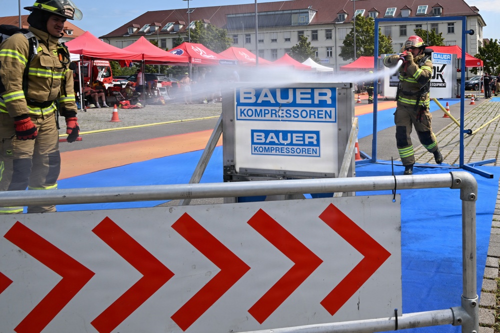 Firefighters Compete in Firefighting Challenge at Bauer Kompressoren-Sponsored Event in Germany