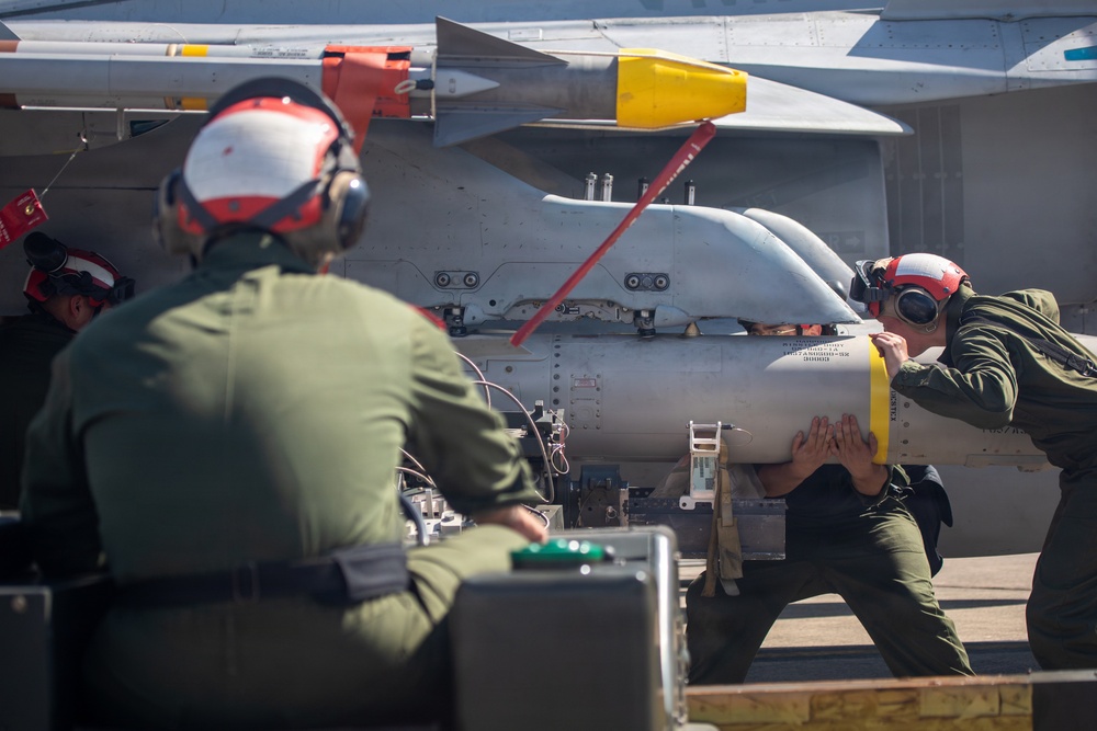 VMFA-232 F/A-18s take to the skies for final exercise