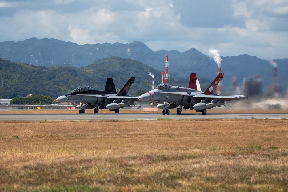 VMFA-232 F/A-18s take to the skies for final exercise