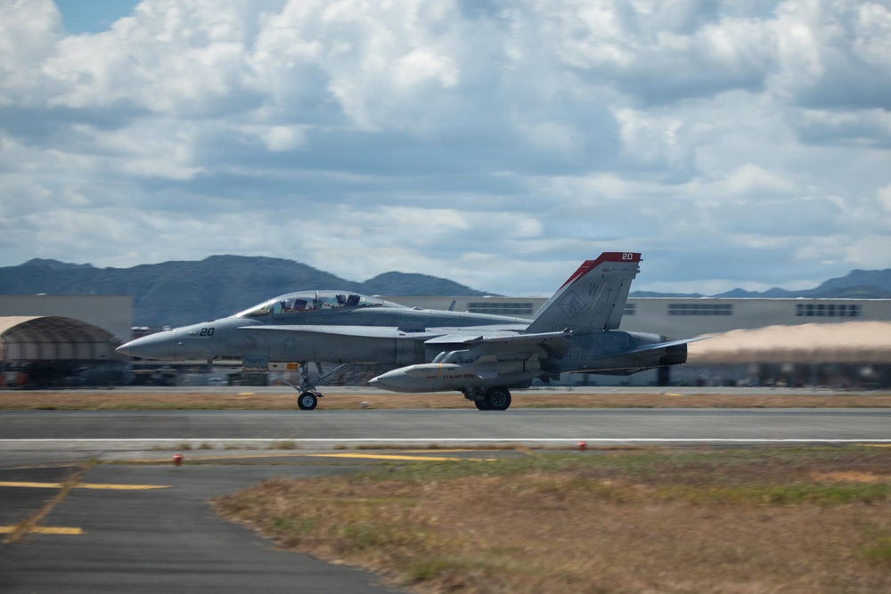 VMFA-232 F/A-18s take to the skies for final exercise