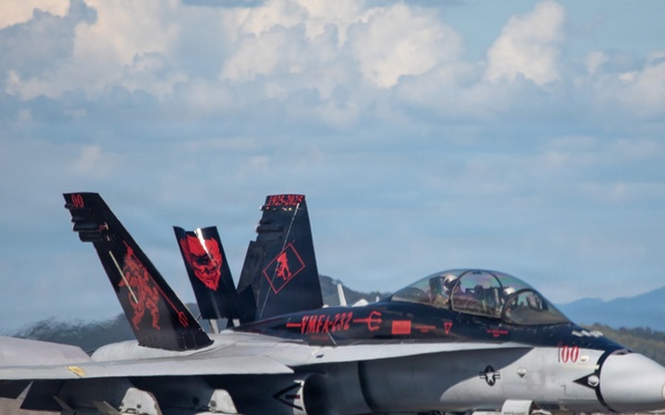 VMFA-232 F/A-18s take to the skies for final exercise