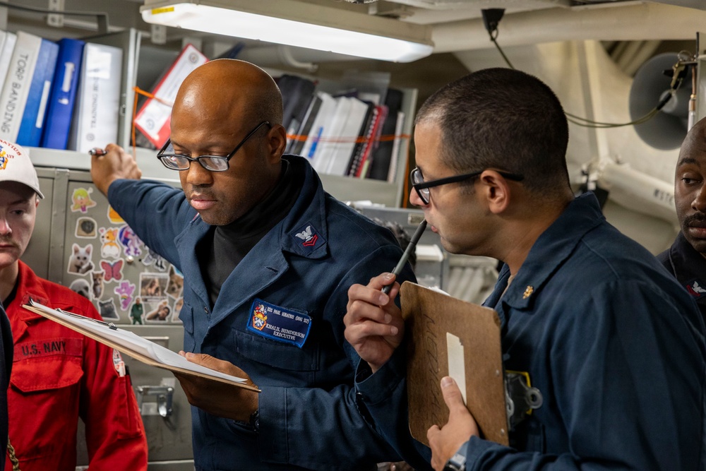 DDG 117 Mass Cas Drill