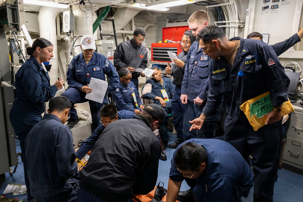 DDG 117 Mass Cas Drill