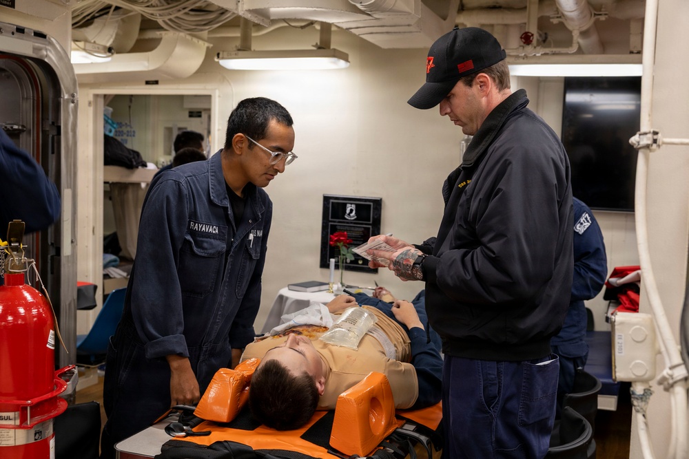 DDG 117 Mass Cas Drill