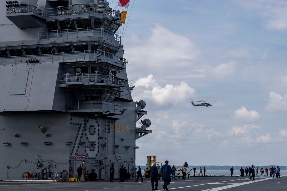 PCU John F. Kennedy Departs for Acceptance Trials