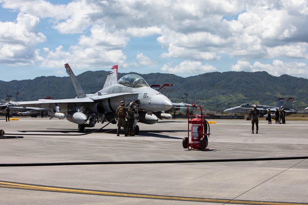 VMFA-232 F/A-18s take to the skies for final exercise