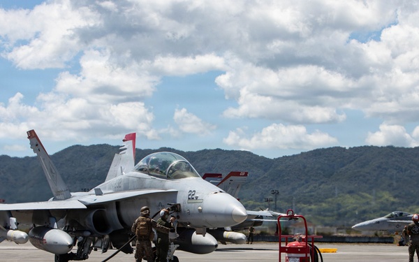 VMFA-232 F/A-18s take to the skies for final exercise