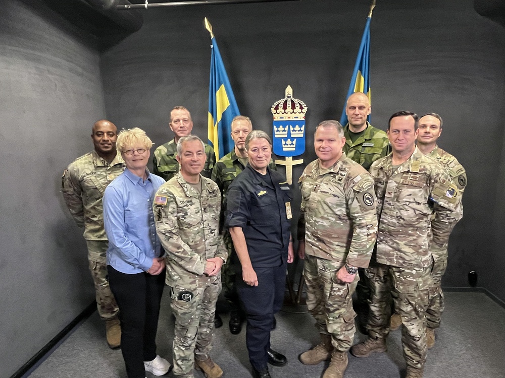 AFRICOM Deputy Commander Visits Swedish Military Leadership