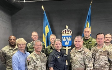 AFRICOM Deputy Commander Visits Swedish Military Leadership