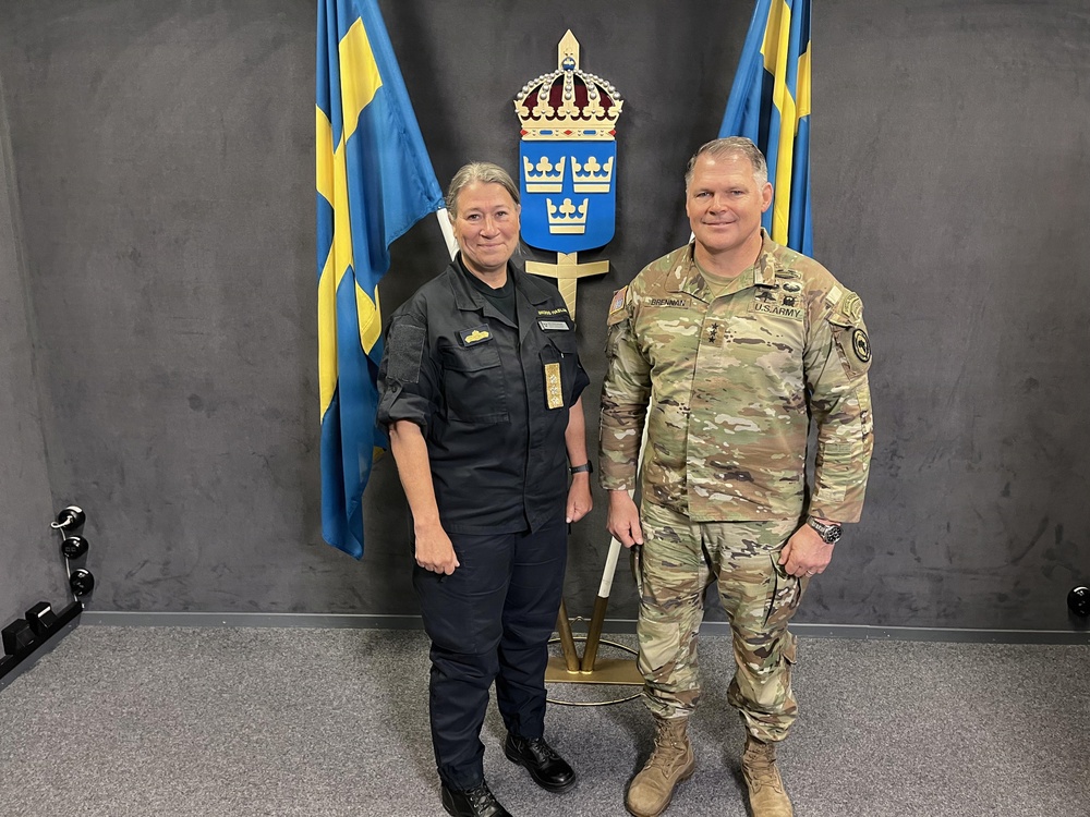 AFRICOM Deputy Commander Visits Swedish Military Leadership