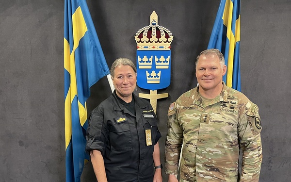 AFRICOM Deputy Commander Visits Swedish Military Leadership