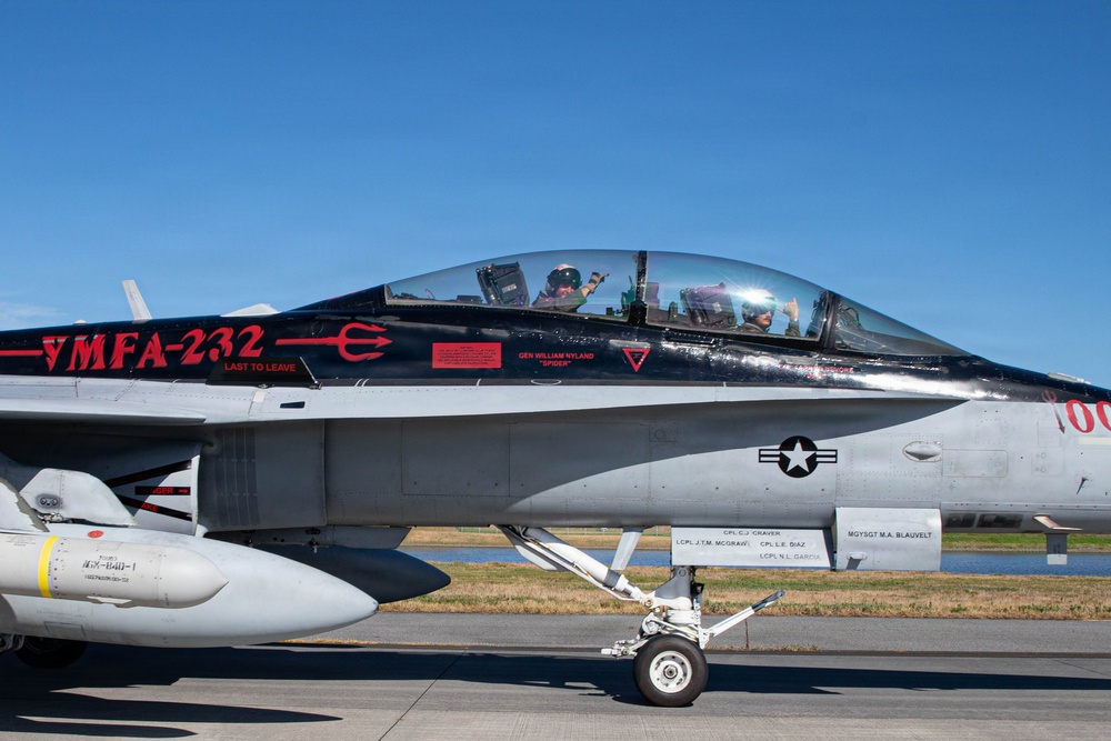 VMFA-232 F/A-18s take to the skies for final exercise