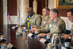 AFRICOM Deputy Commander Visits Swedish Military Leadership
