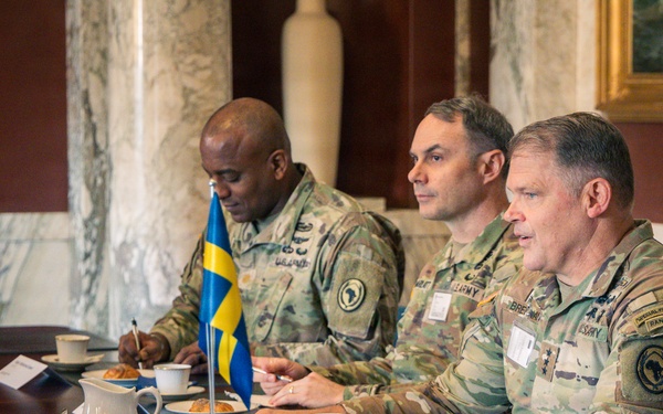 AFRICOM Deputy Commander Visits Swedish Military Leadership