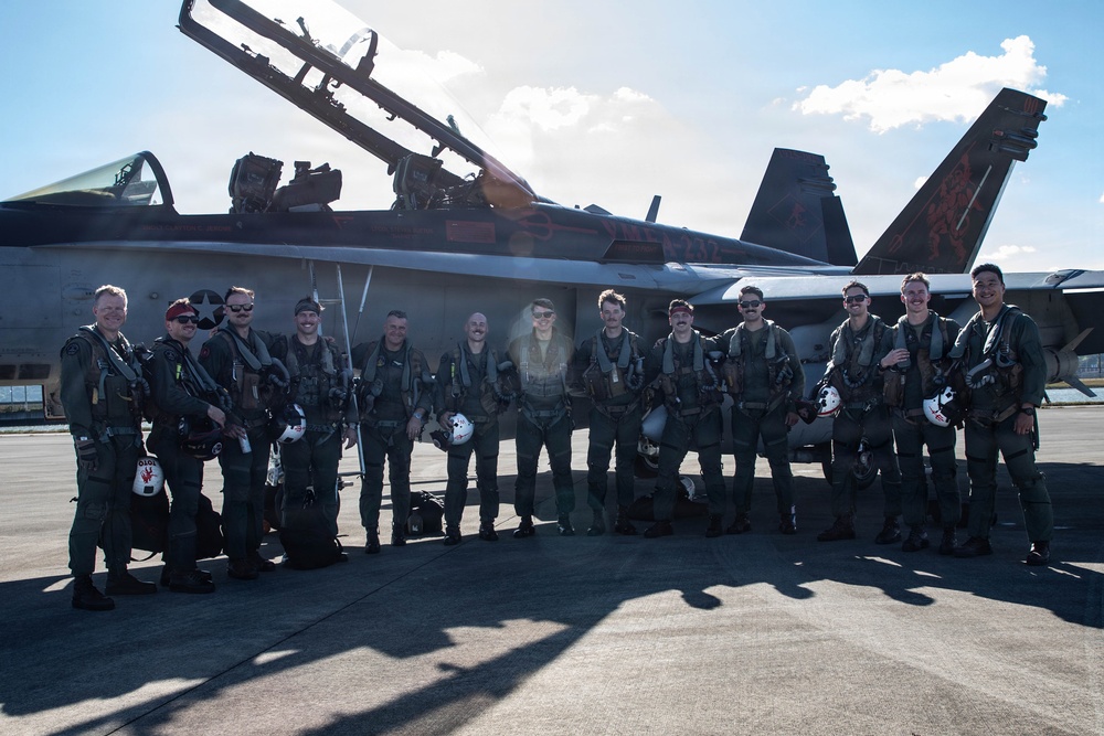 VMFA-232 F/A-18s take to the skies for final exercise