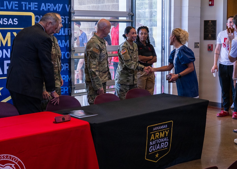 Arkansas National Guard Signs Agreement With UA Cossatot