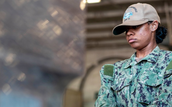 USS Theodore Roosevelt Brings on Stores