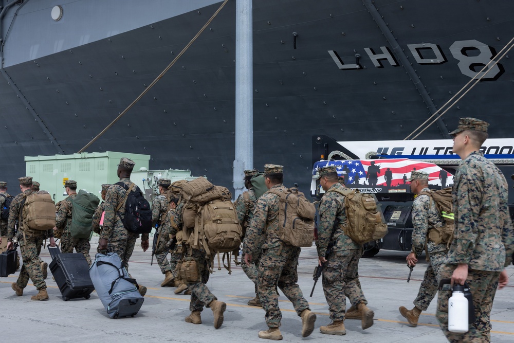 13th MEU | USS Makin Island Embarkation