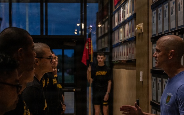 Duty First: VRC Soldiers conduct welcome run into the 1st Infantry Division