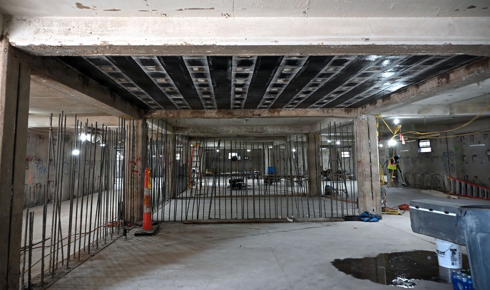 Progressive collapse design strengthens Fort Sill Building 900