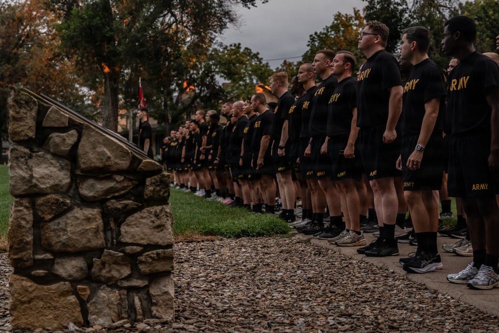 Duty First: VRC Soldiers conduct welcome run into the 1st Infantry Division