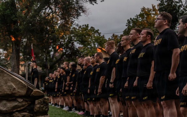 Duty First: VRC Soldiers conduct welcome run into the 1st Infantry Division