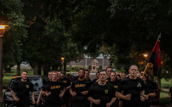 Duty First: VRC Soldiers conduct welcome run into the 1st Infantry Division
