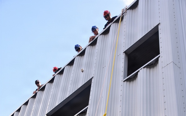 NAS Jacksonville Firefighters Train for Rope Rescue/Confined Space Operations