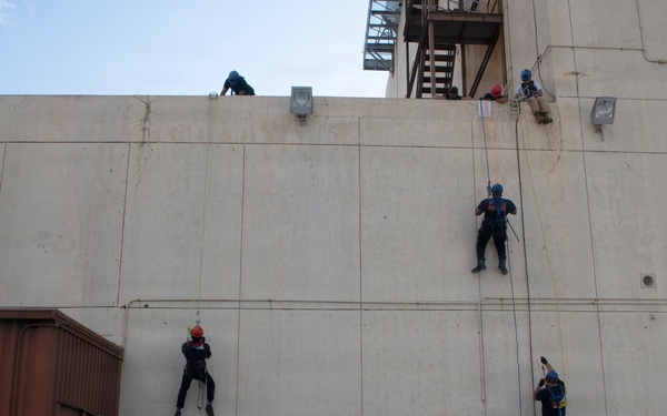 NAS Jacksonville Firefighters Train for Rope Rescue/Confined Space Operations