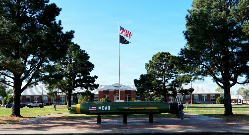McAlester Army Ammunition Plant headquarters building