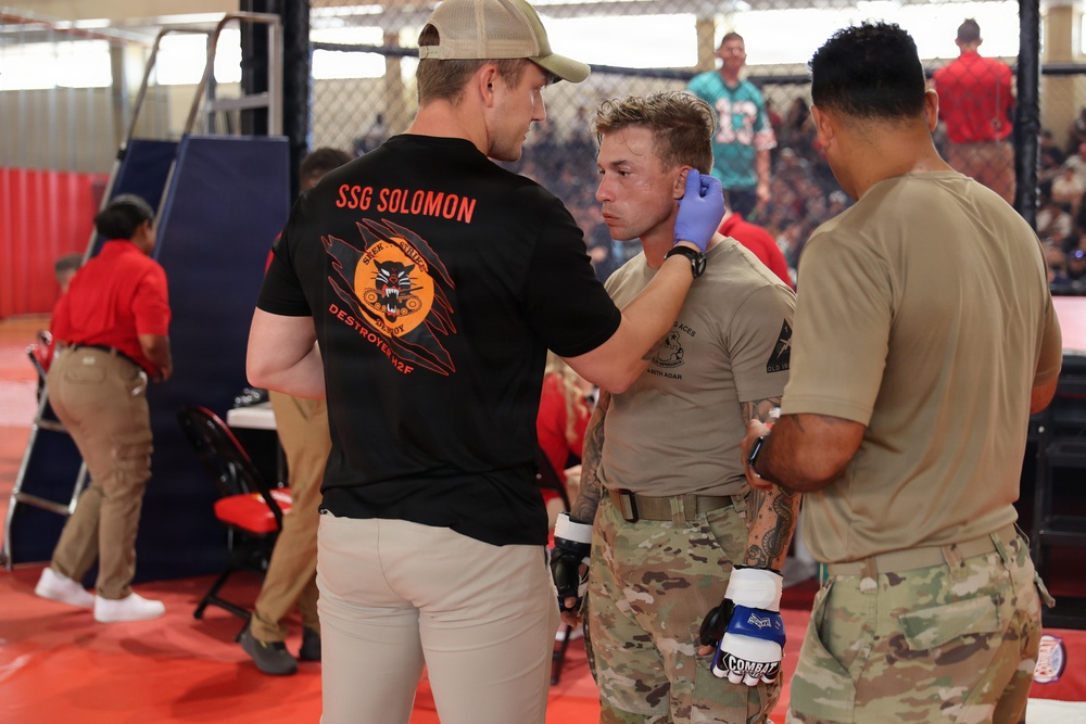75th FA Brigade Soldiers Clash in Diamond Week Combatives Tournament