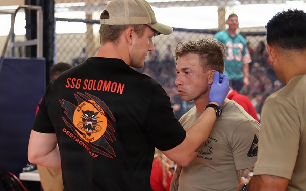 75th FA Brigade Soldiers Clash in Diamond Week Combatives Tournament