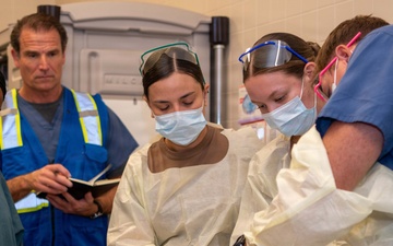 Contaminate Injured Person Drill at Naval Medical Center Portsmouth