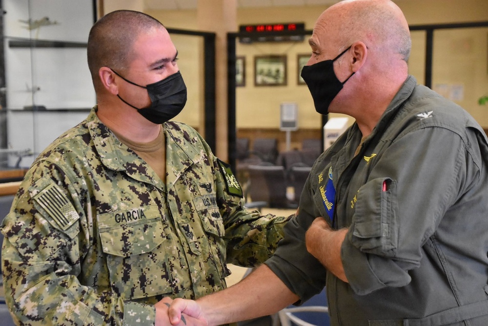 Naval Air Station Jacksonville Leadership Congratulate Command's Newest Chief Petty Officer Selects