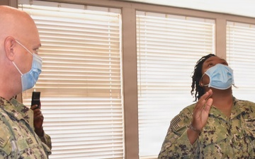 Naval Air Station Jacksonville Leadership Congratulate Command's Newest Chief Petty Officer Selects