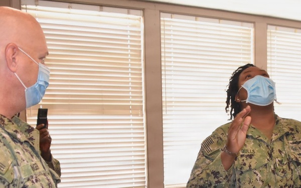 Naval Air Station Jacksonville Leadership Congratulate Command's Newest Chief Petty Officer Selects