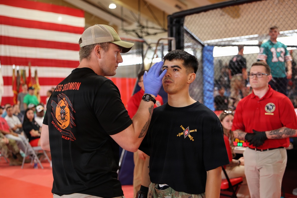 75th FA Brigade Soldiers Clash in Diamond Week Combatives Tournament