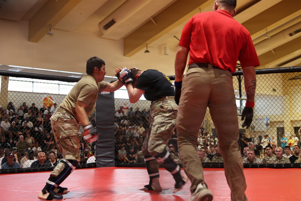 75th FA Brigade Soldiers Clash in Diamond Week Combatives Tournament
