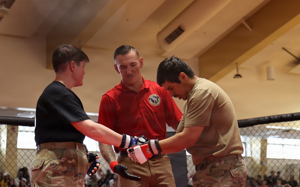 75th FA Brigade Soldiers Clash in Diamond Week Combatives Tournament