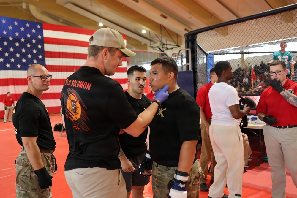 75th FA Brigade Soldiers Clash in Diamond Week Combatives Tournament