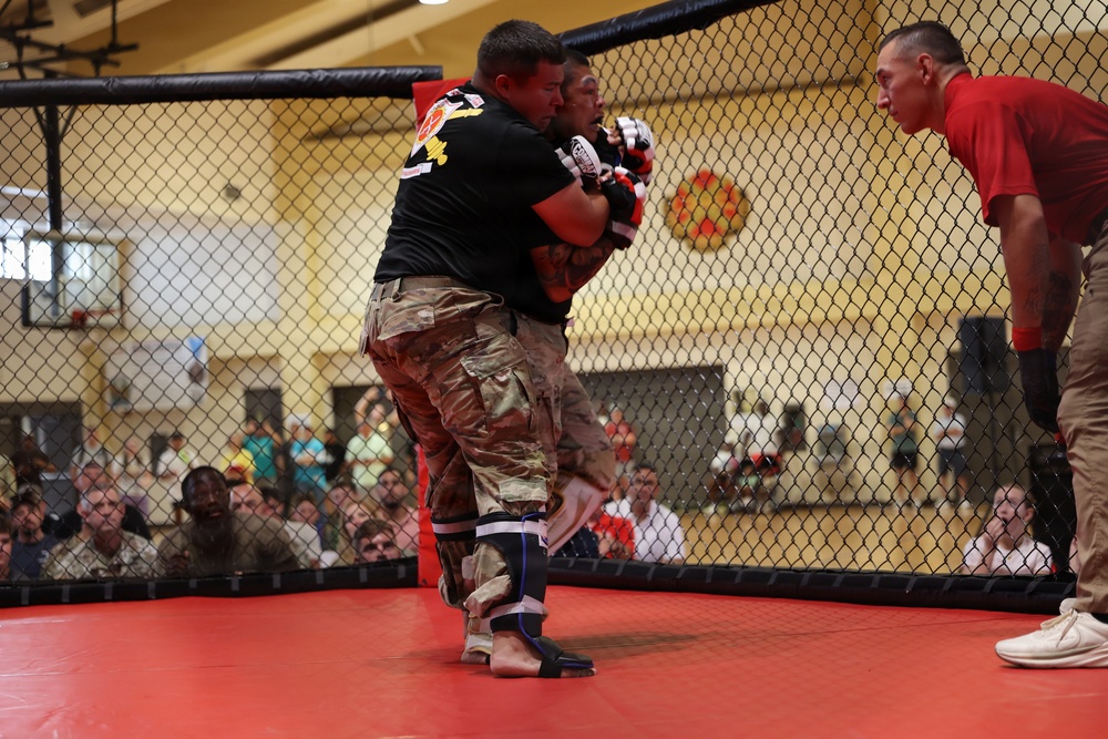 75th FA Brigade Soldiers Clash in Diamond Week Combatives Tournament