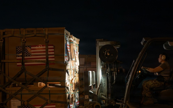C-17 earthquake relief deliveries COL