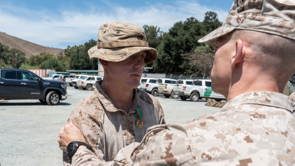 JTF-SB: Marine and Sailor awarded for lifesaving actions