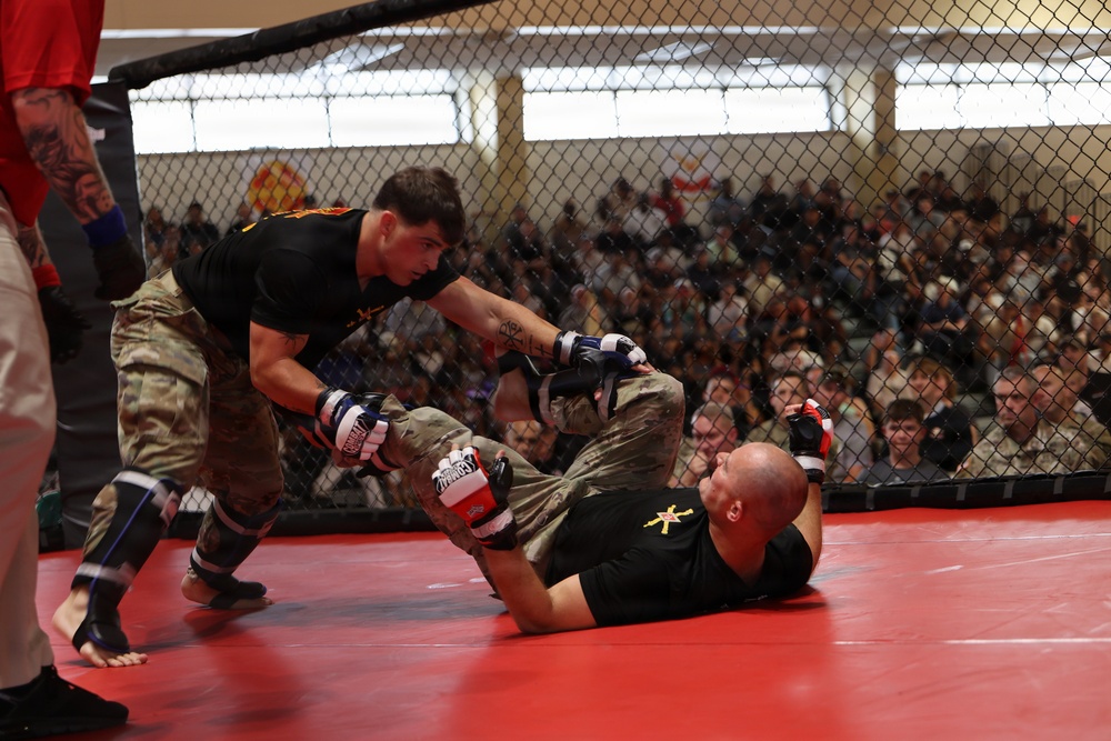 75th FA Brigade Soldiers Clash in Diamond Week Combatives Tournament