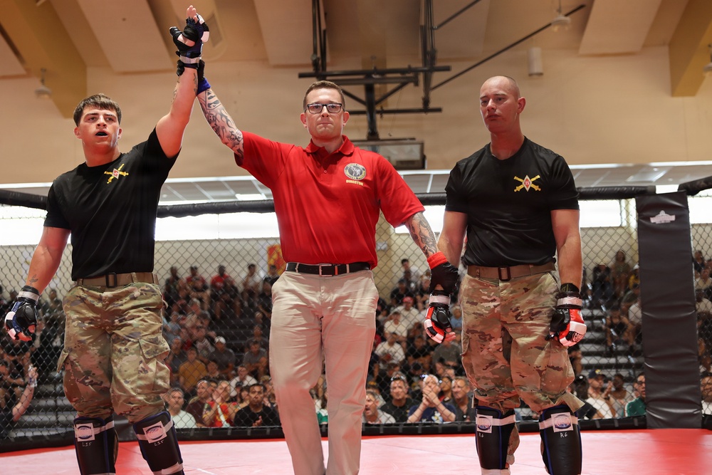 75th FA Brigade Soldiers Clash in Diamond Week Combatives Tournament