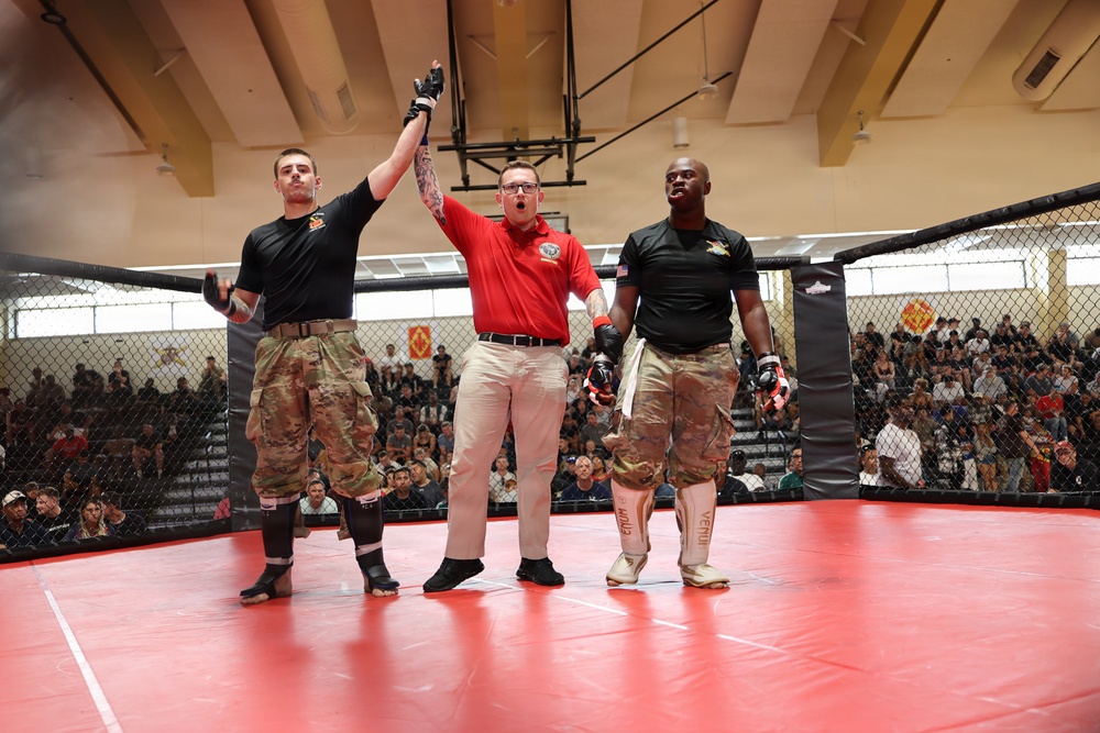 75th FA Brigade Soldiers Clash in Diamond Week Combatives Tournament