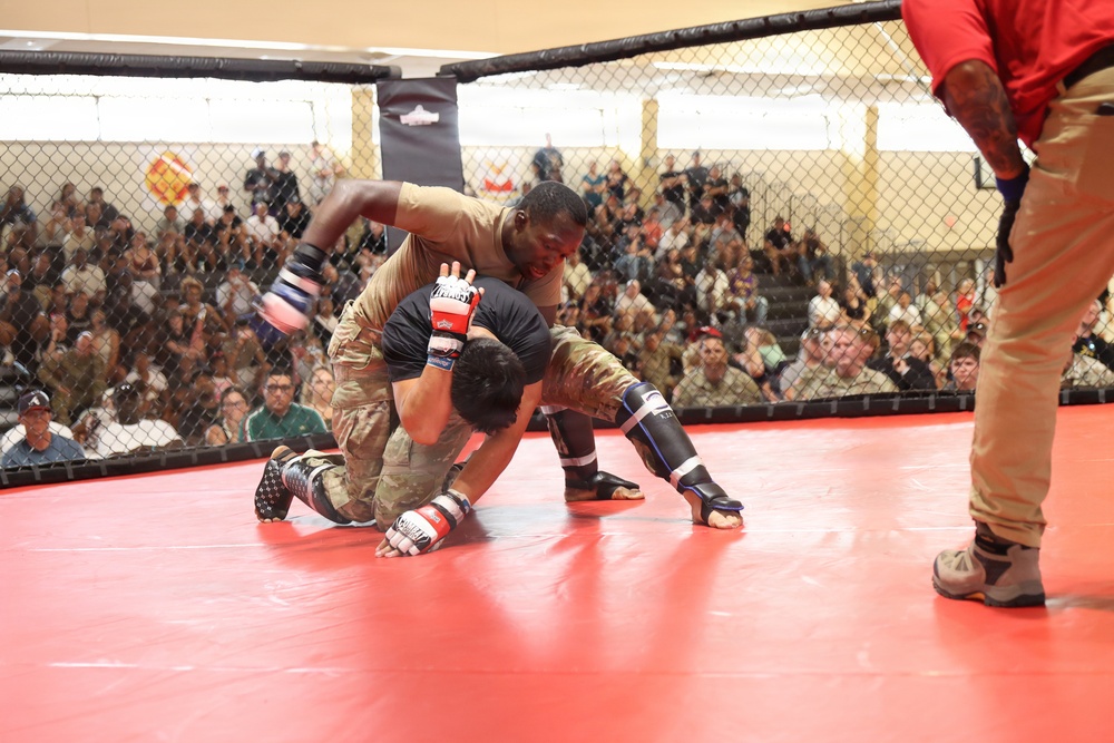 75th FA Brigade Soldiers Clash in Diamond Week Combatives Tournament