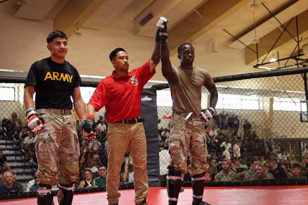 75th FA Brigade Soldiers Clash in Diamond Week Combatives Tournament