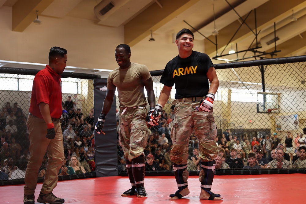 75th FA Brigade Soldiers Clash in Diamond Week Combatives Tournament